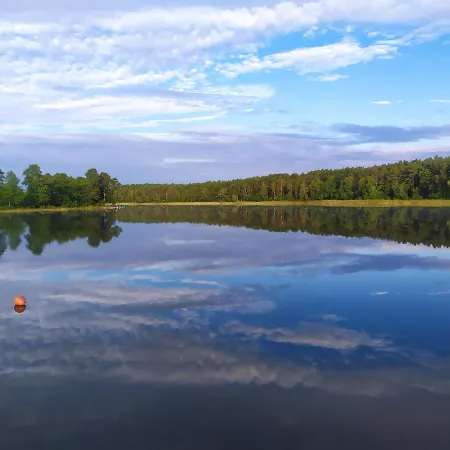 Przy Jeziorze Z Prywatna Plaza W Borach Tucholskich Alicja Wczasy Z Dziecmi Nowe Luksusowe Na Skraju Jeziora I Lasu * Ostrowite (Chojnice)