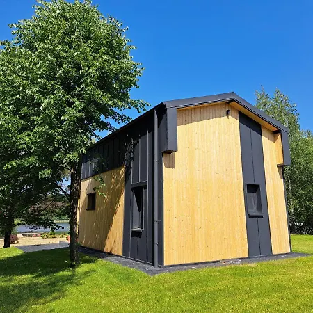 Przy Jeziorze Z Prywatna Plaza W Borach Tucholskich Alicja Wczasy Z Dziecmi Nowe Luksusowe Na Skraju Jeziora I Lasu *