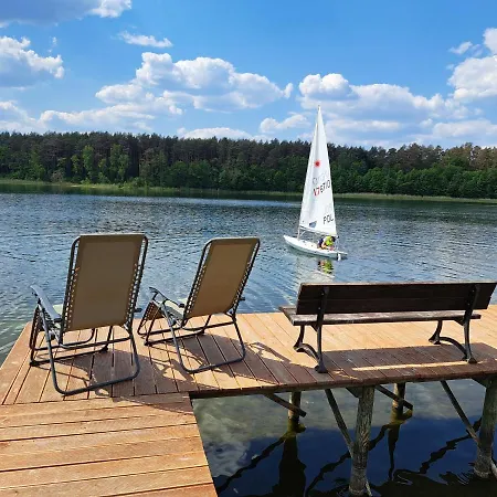 Ferienhaus Przy Jeziorze Z Prywatna Plaza W Borach Tucholskich Alicja Wczasy Z Dziecmi Nowe Luksusowe Na Skraju Jeziora I Lasu *