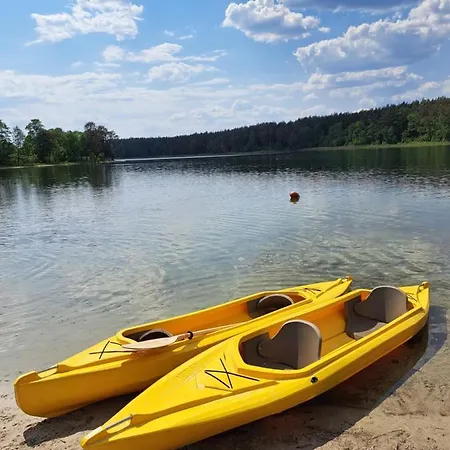 Przy Jeziorze Z Prywatna Plaza W Borach Tucholskich Alicja Wczasy Z Dziecmi Nowe Luksusowe Na Skraju Jeziora I Lasu * Ostrowite (Chojnice)