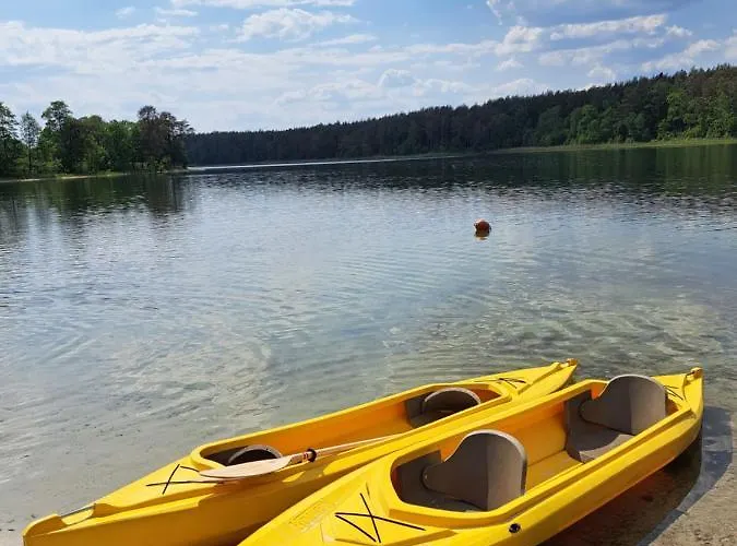 Nad Jeziorem Ostrowite: Lakeside With Private * Ostrowite (Chojnice)